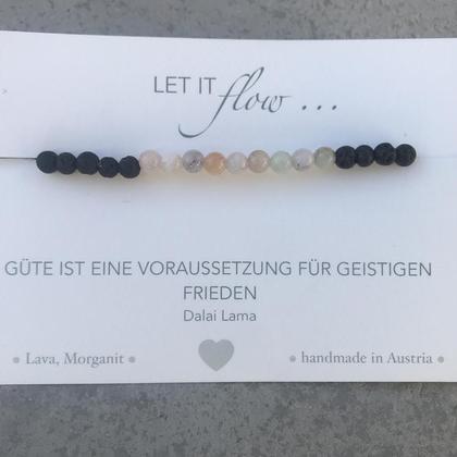 Lava Morganit Armband