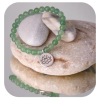Aventurin Armband mit Lotusanhänger 6mm - Image 4