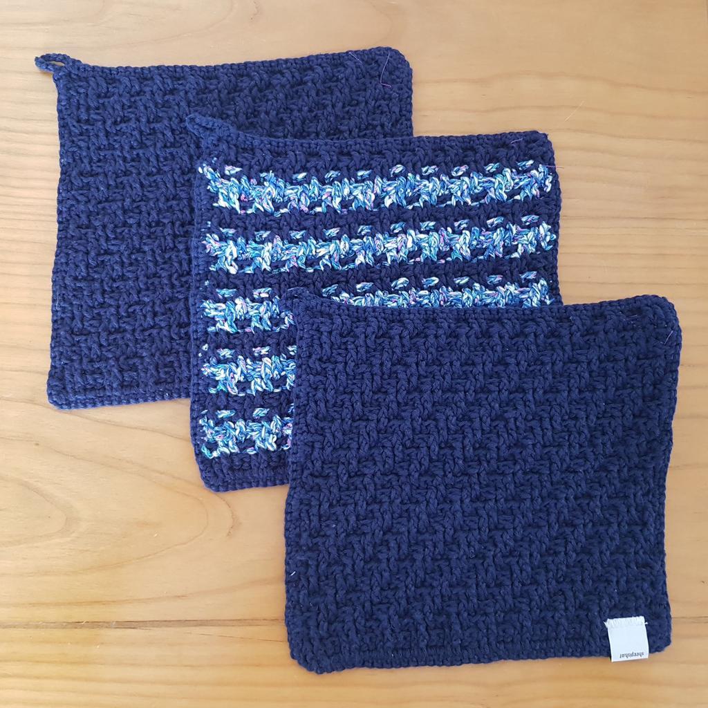 Topflappen gehäkelt