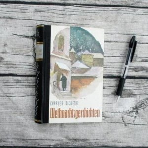 Notizbuch aus altem Buch „Dickens“