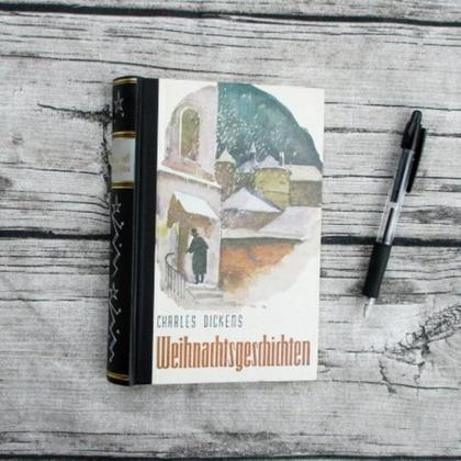 Notizbuch aus altem Buch "Dickens"