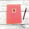 Fauxdori A5 aus altem Buch "rot"