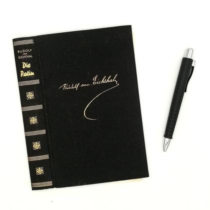 Notizbuch aus altem Buch "Rudolf von Eichthal"
