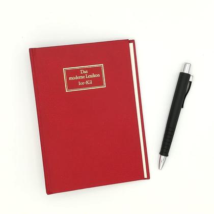 Notizbuch aus altem Buch "Lexikon  Ior-Kil"