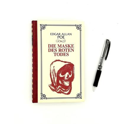 Notizbuch aus altem Buch "E. A. Poe"