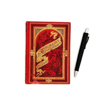 Notizbuch aus altem Buch "Trompeter"