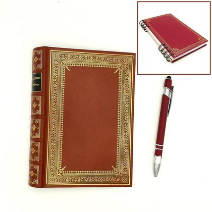Notizbuch aus altem Buch "Thackerey"