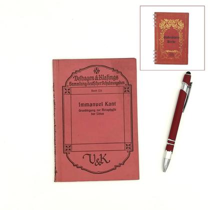 Notizbuch aus altem Buch "Kant"