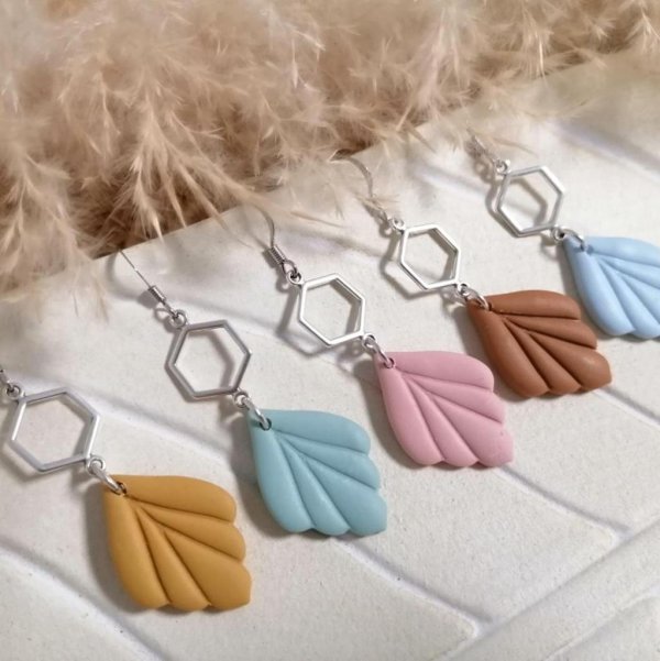 Ohrring Polymerclay Luise - Image 3