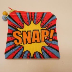 Comic Krimskramstäschchen, Kosmetiktasche „Snap““