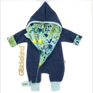 WALK- OVERALL 50/56/62/68 (mitwachsend) „FANTIS MINT“