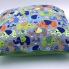 KUSCHELKISSEN ABZIEHBAR (inkl. INLAY) 50x50cm "bunte Elefanten grau" - Image 2