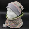 DAMEN- SET (WENDEHAUBE+XXL-LOOPSCHAL) "Zick- Zack" - Image 2