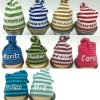 EIERHAUBE MIT WUNSCHNAME - FREIE FARBWAHL "STREIFEN" - Image 2