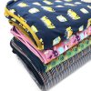 KUSCHELDECKE RIESENGROSS (ca.130x190cm) - Busse blau/gelb/mint - Image 4