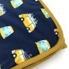KUSCHELDECKE RIESENGROSS (ca.130x190cm) - Busse blau/gelb/mint - Image 3