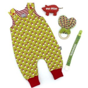 GESCHENKBOX Baby 4- teilig – Glückspilz 56/62
