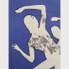 Graphik - Wandbild "Blue dancers" auf Leinwand - Image 2