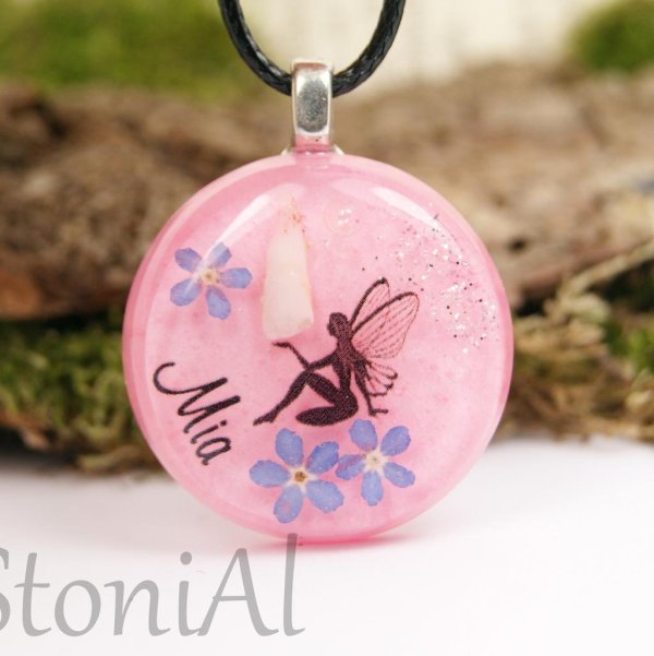 Milchzahn/ personalisiert mit Namen/Andenken/Milchzahn Schmuck/ Zahnfee - Image 2