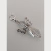 Anhänger Engel - Schutzengel - Perlenengel - transparent weiss - Image 2