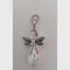 Anhänger Engel - Schutzengel - Perlenengel - transparent weiss