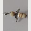 Anhänger Engel - Schutzengel - Perlenengel - silber-beige - Image 2