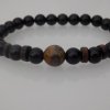 Herren Armband - Onyx-Tigerauge