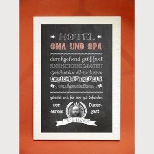 Kunstdruck „Hotel Oma & Opa“