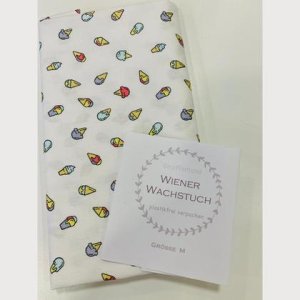 Wiener Wachstuch Gr. M Eis