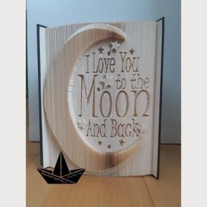 I love you – gefaltetes Buch