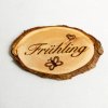 Gravierte Astscheibe "Frühling" - Image 2