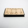 Holz-Platzkarte "Frohe Weihnachten" & weihnachtliche Symbole - Image 2