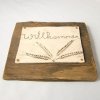 Altholz-Keramik Willkommens-Schild - Image 3