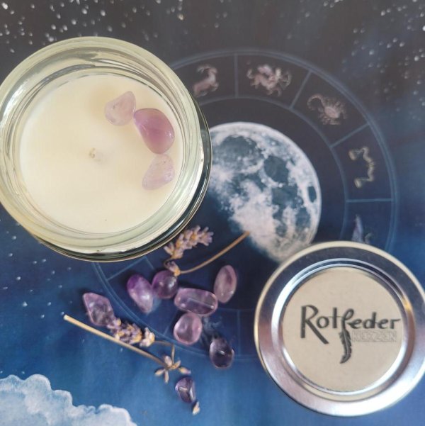 Duftkerze "Vuimond" im 125ml Glas mit silbernem Deckel - Image 2
