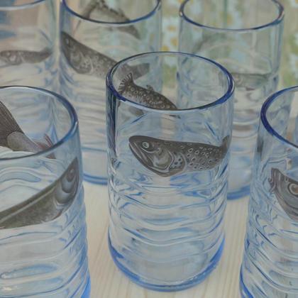 Nostalgieglas Fisch