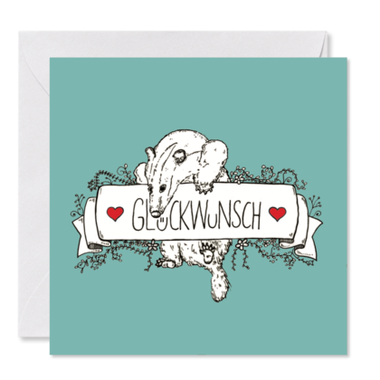 GRUSSKARTE *Der kleine Dachs*