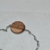 Holz Armband Trachtenschmuck Kette Holzschmuck Walnuss Armschmuck - Image 2