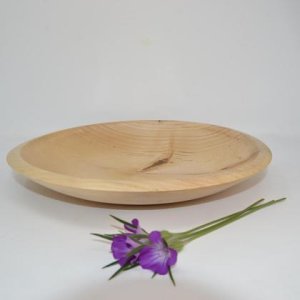 Holzschale Obstschale Dekoschale Schüssel Holzschüssel Ahorn ∅ 27×5 Handmade