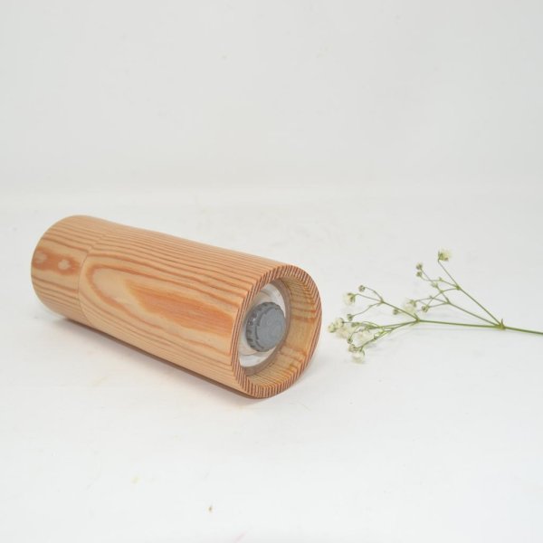 Holz Gewürzmühle Salzmühle Lärche Pfeffermühle crushgrind handmade Geschenk - Image 3