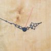 Holz Wanduhr Birke 28x21 cm Geschenk Handarbeit Junghans Quartzuhrwerk - Image 2