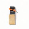 Ledergürtel mit Holz Gürtelschnalle Ahorn schwarz Büffelleder Holzgürtel - Image 4