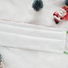 Weihnachtsmaske Sterne Blau mit verstellbarem Gummi, MNS optional mit Nasenbügel - Image 4
