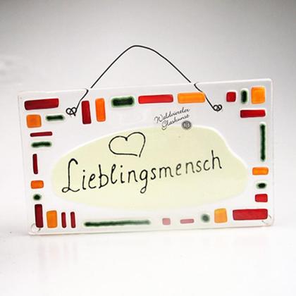 Spruchschild "Lieblingsmensch"