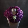 Schal "Violet" inkl. Brosche "Anna Blochl"