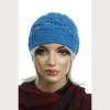 Haube - "Eva" - Babyalpakawolle in blau - Image 2