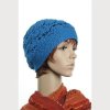 Haube - "Eva" - Babyalpakawolle in blau - Image 3