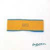 Knotenstirnband senfgelb blau KU 55-56 cm Stirnband Haarband Frühling Herbst - Image 2