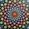 Bild "Dot-Flower" in pastell - Image 2