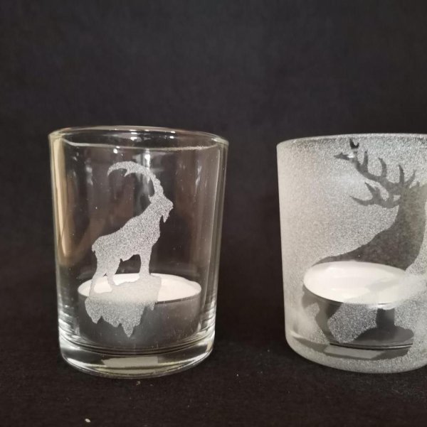Teelichtglas