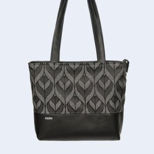 Leder/Stoff Tasche „Flamme“